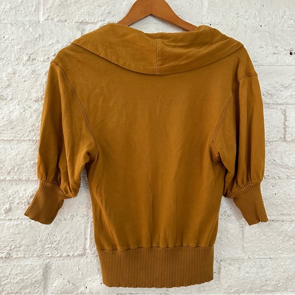 andrew lauren top size xs dark mustard super pretty - Picture 8 of 11